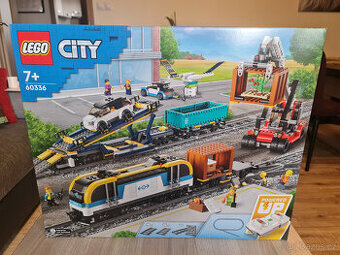 LEGO® City 60336 Nákladní vlak + dárek