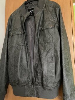 Pánská koženková  bunda, nová na motorku