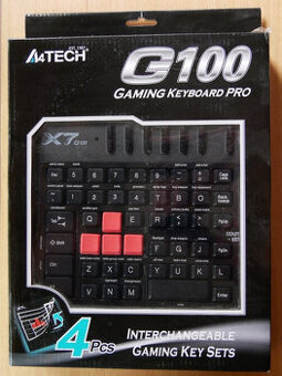 herní klávesnice/keypad A4Tech X7-G100, nová