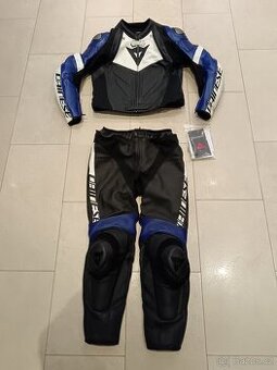 Dainese Avro 4-Pánská Dámská kožená moto kombinéza, dvoudíl