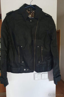 Rainbow Dámská černá koženková bunda vel. 40 nová