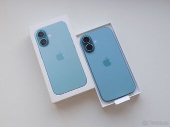 Apple iPhone 16 128GB Modrozelený - ZÁRUKA - NEPOUŽITÝ