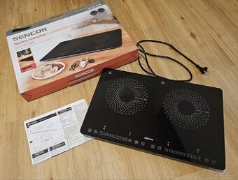 Dvouplotýnkový indukční vařič Sencor SCP4501BK