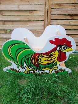 Dřevěný houpací kohoutek