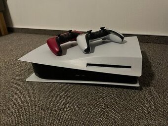 PS5 disková verze + 2× DualSense + hry