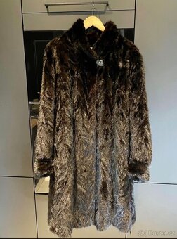 Luxusní norkový kožich – Made in Denmark – Vel. M/L (Oversiz - 1