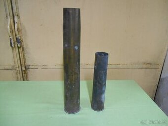 Mosazné nábojnice 63 a 38,5cm