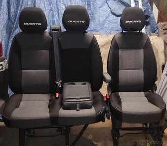 Ducato, Boxer, Jumper, sedačky 2+1