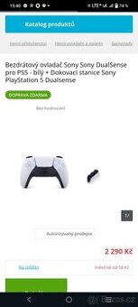 Prodám ps5 ovladač - 1