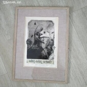 Autorský tisk Martin Augustín Hádej, hádej Hadači