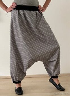 Harémové kalhoty Kotvy, vel. XL