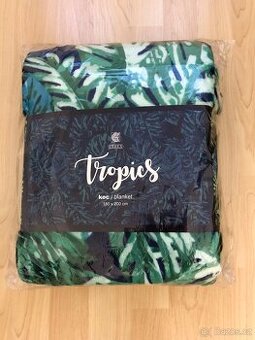 Nová zabalená deka z mikrovlákna: Essex - Tropics