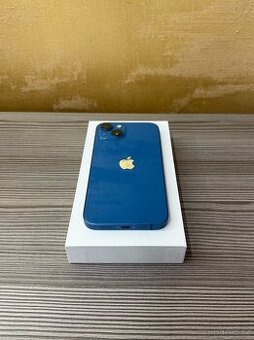 Apple iPhone 13 128GB modrý, pěkný stav, 100% baterie