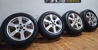 Alu kola R16 5x112 CMS + letní 205/55/16, 6,5-7 mm