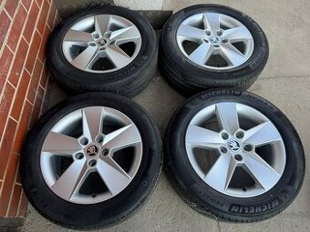 Alu 16" 5x112 škoda ILIAS letní 75% O3, TOP