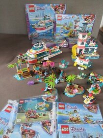 Lego friends záchranná mise - loď, maják - sleva