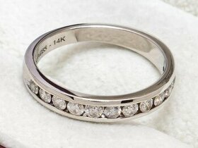 14K prsten s diamanty 0,48ct - Harr & Jacobs - certifikát - 1