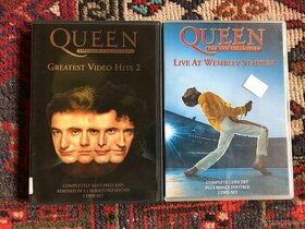 Queen DVD 2x - Live at Wembley, Greatest Video Hits 2