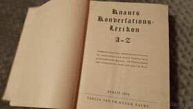 Knaurs Konversations Lexikon A-Z (1934) - 1