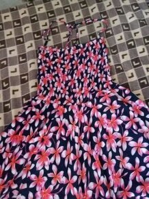 Prodáme dámské ramínkové šaty letní velikost L_xl nošené - 1