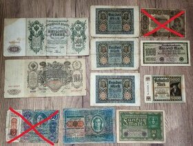 Staré Bankovky (Německo,Rakousko,Slovensko,Madarsko atd.) - 1