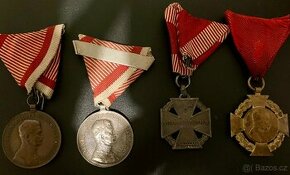 Rakouská stříbrná vojenská medaile, vojenský kříž