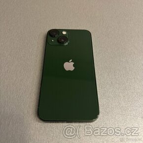 iphone 13 mini 128GB green, pěkný stav, 12 měsíců záruka