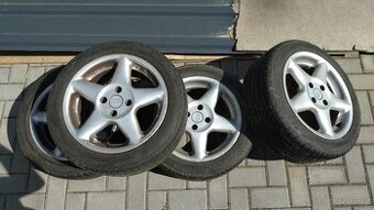 ALU kola 4x100 na letních pneu Firestone 195/50R15