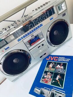 Radiomagnetofon/ boombox REZERVACE JVC RC-M70, rok 1980