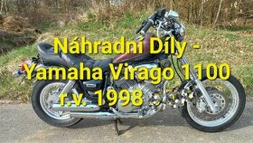 YAMAHA XV 1100 VIRAGO - NÁHRADNÍ DÍLY - MANUÁL
