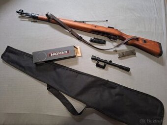 KAR98K (SW-022W), pravé dřevo - manuální