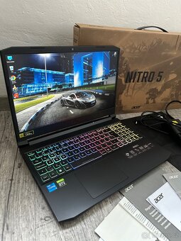 HERNÍ MAŠiNA- RGB Acer Nitro-i5 11.g/SSD/RTX/