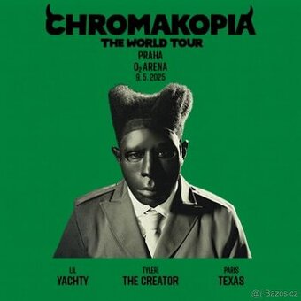 TYLER, THE CREATOR, prodám 2x STÁNÍ.