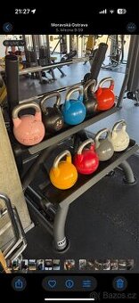 Ziva competition kettlebelly + stojan, profi