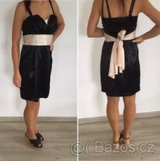 Společenské šaty - lesklý materiál S-XS