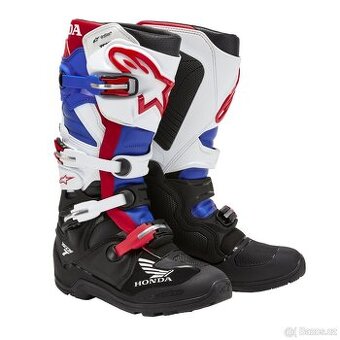 ALPINESTARSTECH 7 ENDURO DRYSTAR HONDA kolekce, (černá/bílá
