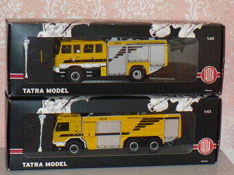 Sběratelské modely KADEN Tatra 815 + Tatra 815-7 HASIČI