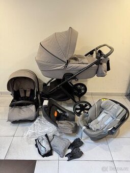 Kočárek Noordi Luno + autosedačka Cybex Aton