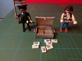 Playmobil policista lupič peníze ???? truhla - 1