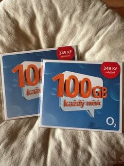 Datamanie O2 sim 100gb internet 5G