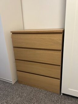 Komoda se 4 zásuvkami MALM - IKEA