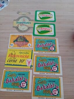 Pivní etikety, jedna ze zápalek. - 1