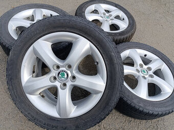 5x100 Škoda Fabia 6Jx15 ET43 č.5J0601025A alu disky