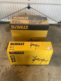 NOVÁ STOLNÍ PILA DeWALT DW745 S POJÍZDNÝM PODSTAVCEM