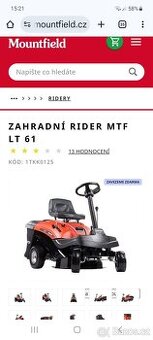 Zahradní traktůrek