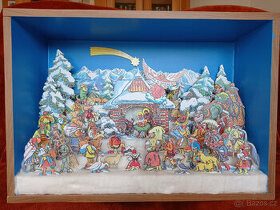 Vyřezávaný Vážecký betlém