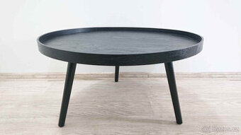 Černý konferenční stolek Mesa o 60 cm WOOOD