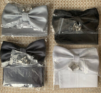 Pánský set černý/šedý/bílý