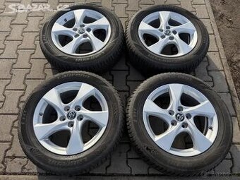 4x al kola 5x114.3 17 + pneu zimní 215/60 R17