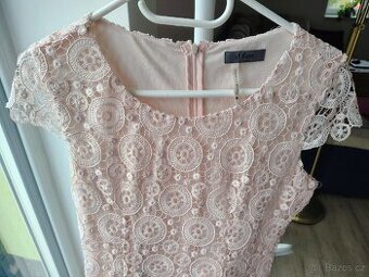 s. Oliver, krajkové koktejlové šaty, vel. 36